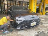 Mercedes-Benz V295 EQE  原廠三芒星水箱護罩 改 原廠直立水箱護罩