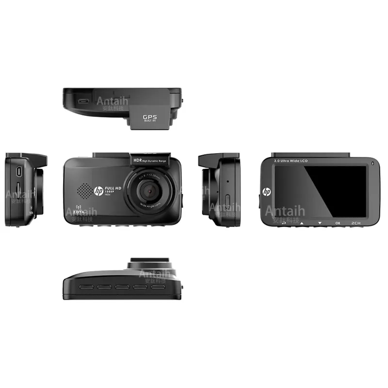 HP惠普 F435x / KIT | 1080p+1080p行車記錄器