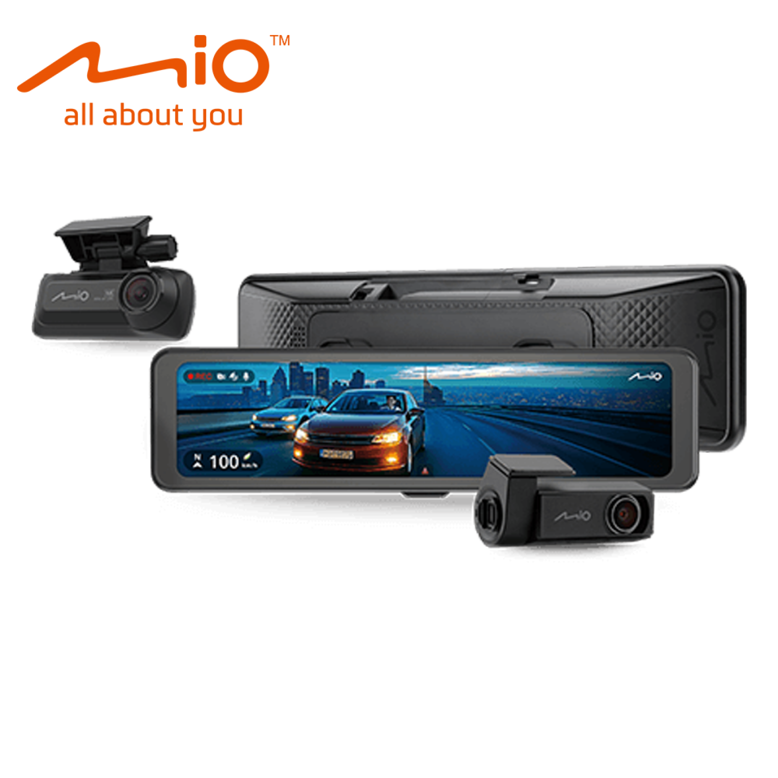 Mio MiVue™ R889WD | 4K+2K後視鏡型行車記錄器